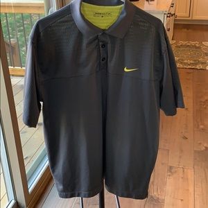 Nike golf polo dri fit XL gray